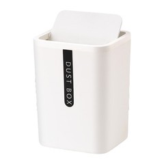 Creative Mini Desktop Trash Can Tabletop Plastic Small Waste Bin with Lid Ba