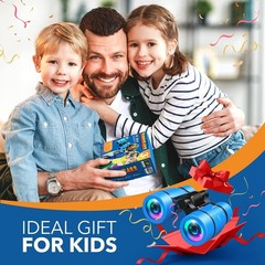 Educational Kids Binoculars Set with Bird Watching Manual – Fun for Ages 4-8