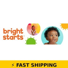 Bright Starts Oball Easy Grasp Classic Ball – Infant Toy – Red/Yellow/Green/Blue