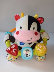 VTech Lil’ Critters COW Moosical Beads Interactive Stuffed Plush Toy WORKS
