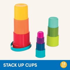 Stacking Toy – Educational & Dexterity Toy – Nesting Cup Playset – Water & Be…