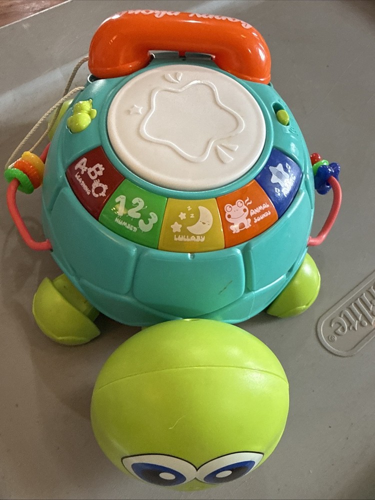 Happy Phone Crawling Baby Toy for 12-18 Months, Musical Turtle Toy Tested Works