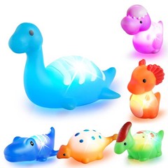 VIBOYLAR Bath Toys for Toddlers 1-3: 6 Packs Light-Up One Size, Multicolor
