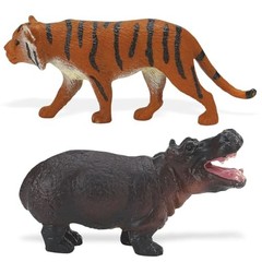 Wild Fun Pack – Mini Figures of Wild Animals – Educational Toy Set for Boys,