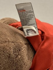 GUND Curious George Plush Monkey Activity Doll Snap Fasten Tie Button 15”