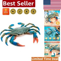 Interactive Blue Crab Toy for Kids – Perfect for Bath Play and Coastal Decor