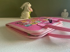Ormywo Alphabet Interactive Sensory Toy, Polyester Bag Book Soft