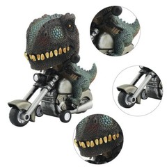 4Pack Dinosaur Toy Cars Friction Powered Motorcycle Game for 3 4 5 Year Old Kids
