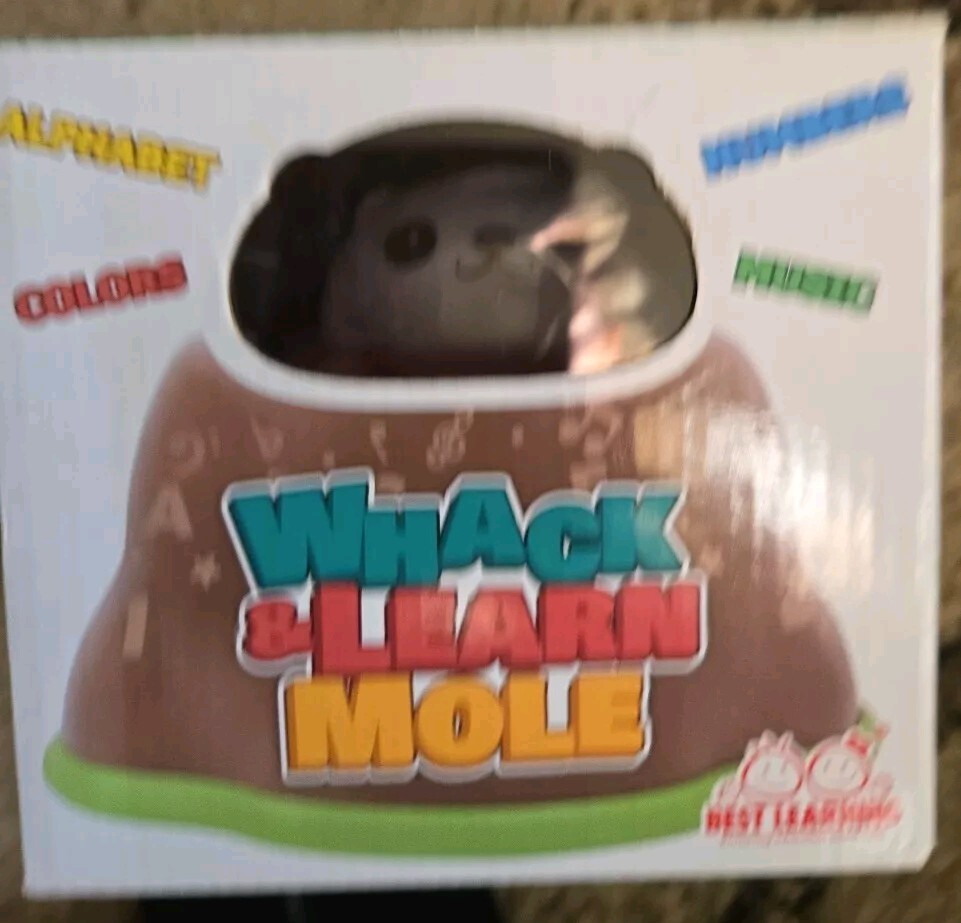 Whack and Learn Mole – Educational Interactive Light-Up Toy for Infants Babie…