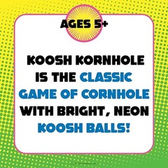 Kornhole, Cornhole Set for Kids – Outdoor Toys for Boys Single Yellow Cornhole
