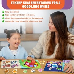 Busy Book for Toddlers, Montessori Busy Book for Kids to Develop Leadership