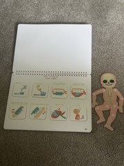 Montessori Busy Book for Kids, Human Body Anatomy Book for Toddlers Preschool