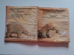 ‘Bear Says Thanks’ Soft, Washable, Cloth Book for Baby / Toddler