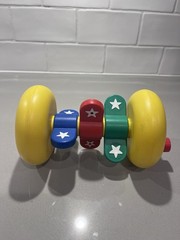 Johnson & Johnson Playpath Spin-a-Sound Rattle Toy Stars 6-36 Months 9567