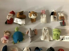 17pcs Misc Finger Puppets Cloth Doll Baby Christmas Educational Hand Cartoon Toy