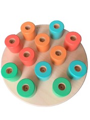 Lovevery – Wooden Stacking Pegboard, from Adventurer Play Kit 16-18 Months