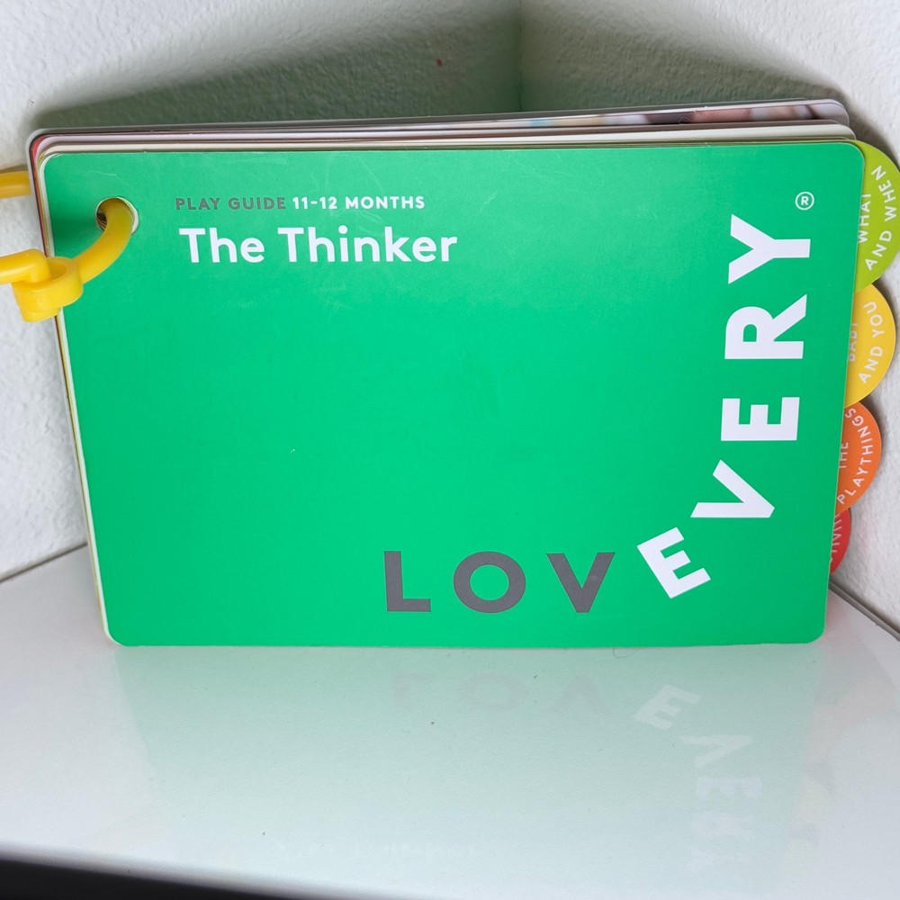 Lovevery Play Guide The Thinker Montessori Activity Book For 11-12 Months