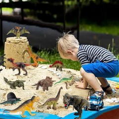 12 Piece Dinosaur Toy Collection for Kids – Engage in Fun Learning Experiences!