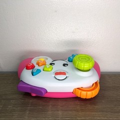Fisher Price Laugh & Learn Game Controller Pink Musical Baby Toy Lights Works 4″