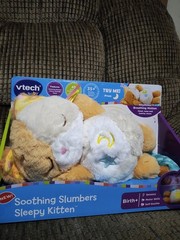 Vtech Baby Soothing Slumbers Sleepy Kitty Relax Self Soothe Rhythmic 35+ Sounds