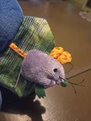 Interactive Hanging Elephant Toy Teether Sensory Stimulation World of Eric Carle
