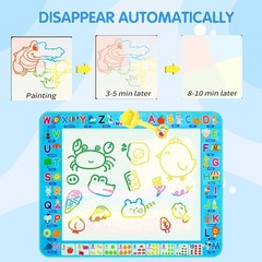Mess Free Magic Water Drawing Board, Reusable Painting & Writing Mat, Education