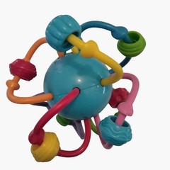 Baby Sensory Rattling Beads Toy Tangle Maze Ball Multicolor Flexible