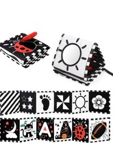 ⭐️Black and White Baby Toys, Tummy Time High Contrast Newborn Toy 0-3 Months,