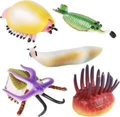 5PCS Prehistoric Sea Creatures Toys, Ancient Cambrian Ocean Animal Figurines