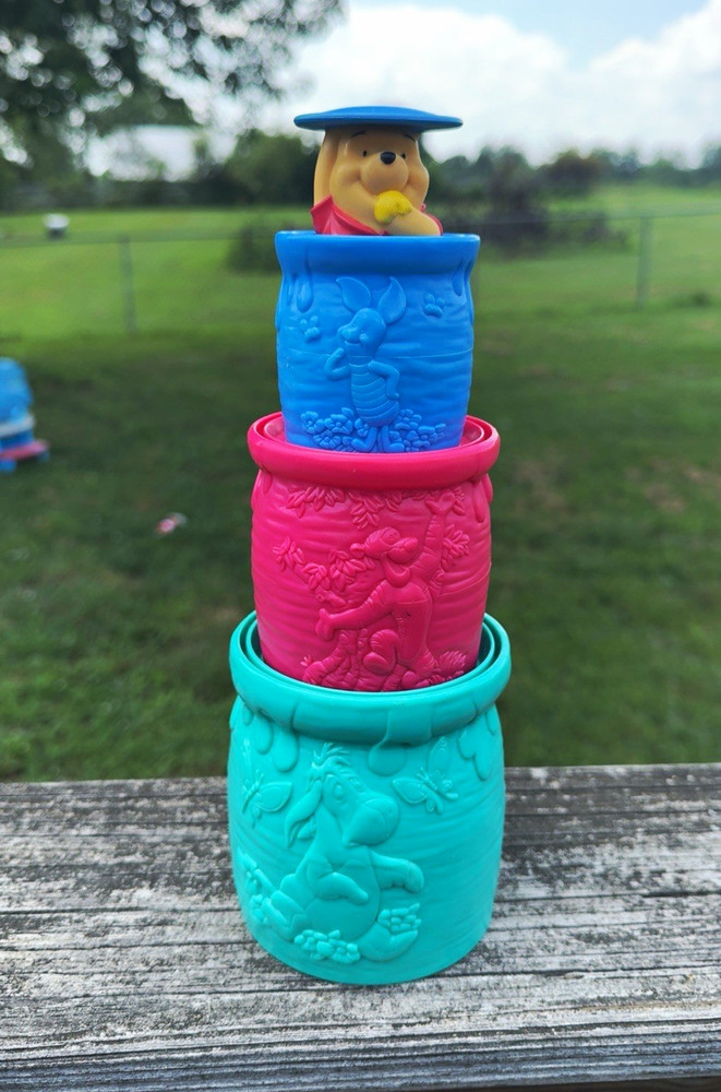 Stacking Toy Cups/Containers Set, Multicolor, Motor Skills Hand-Eye Coordination