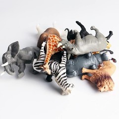 12 PCS Realistic Small Wild Animal Figures Educational Science Project Model