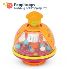 Ladybug Ball Popping Toy Poppitoppy: Sensory Development Toy for Babies