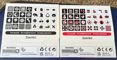 Baby Visual High Contrast Black/White/Red/Black Visual Stimulus Cards