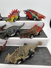 Dinobros Dinosaur Toy Pull Back Cars Lot of 11 Roadster Dino Cars Ages 3 and up