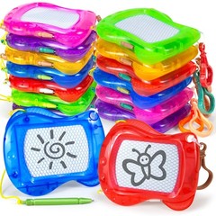 36 Pack Mini Magnetic Drawing Board for , Backpack Keychain Clip Drawing Boar…