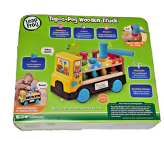 LeapFrog Tap-a-Peg Wooden Truck Wood with Accessories Age 2+