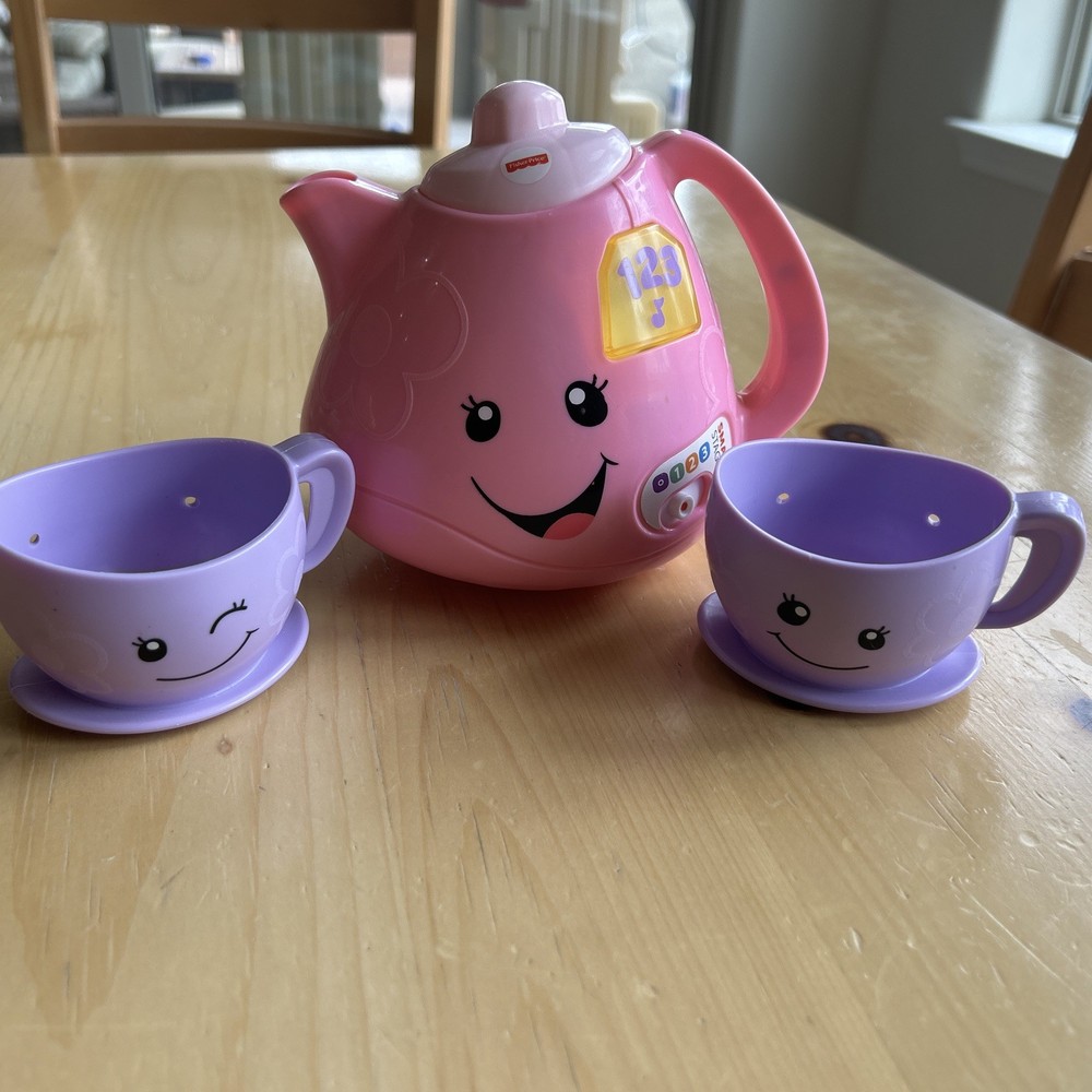 Fisher-Price Laugh & Learn Tea For Two Smart Stages Musical Teapot Toy Play Set