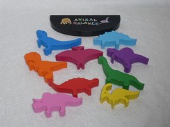 Animal Balance Wooden Dinosaur Preschool Color & Animal Cognition Game