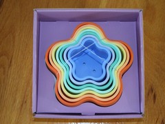 Gigglescape Silicone Cup Stacker Sensory Nesting Toddler Toy New In Box