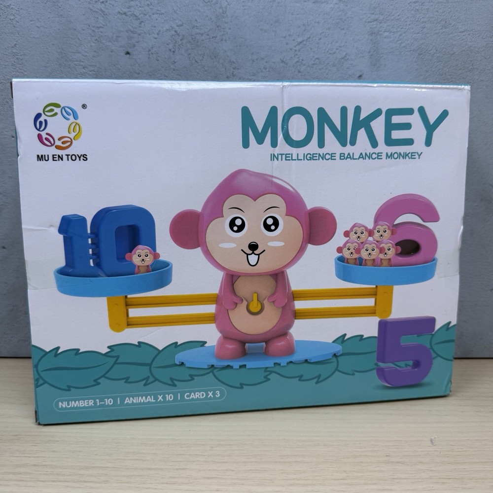 Monkey Intelligence Balance Counting Toy Math Games STEM Preschool