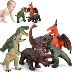 Large 6-Piece Dinosaur Toy Set – Durable and Realistic for Imaginative Play