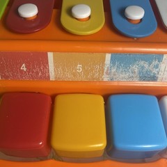 Baby Piano Working Numbers Are Worn! Plays Well