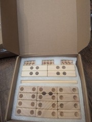 Edyfico Pegblock Masters Toy Stacking Wooden Block Set 24 Months+