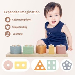 Baby Toys 6 to 18 Months, 8 in 1 Montessori Toy Set, Educational Learning Toy…