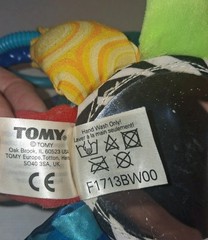 Tomy Lamaze Pirate Plush Octopus Baby Rattle Crinkle Teether Multicolor Infant