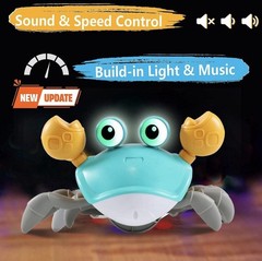 Crawling Crab Baby Toy – Infant Tummy Time Toys 3 4 5 6 7 8 9 10 11 12 Months