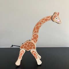 Melissa & Doug Giraffe Grasping Toy First Play Wooden Baby Toddler 1+ Years