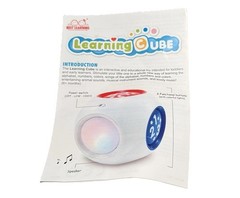 BEST LEARNING Interactive Learning Cube Baby Toy Lights Sounds Music ABC 123