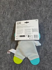 Bright Starts Snuggle & Teethe Crinkle Plush Baby Elephant Toy