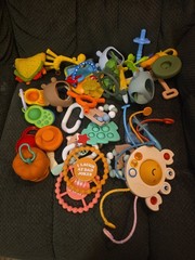 Baby Toy Lot Developmental Sensory Rattle Daycare Toy Lot Toy Bundle Toys RUBBER